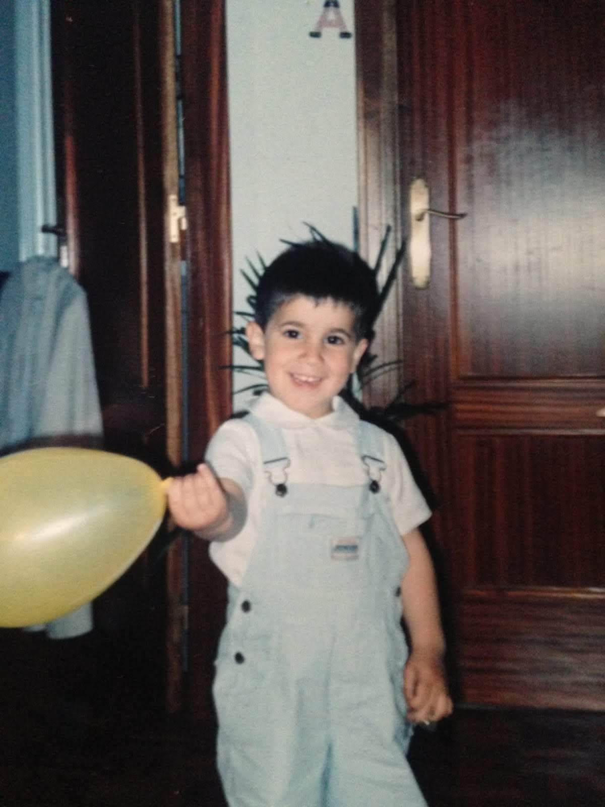 The author as a child
